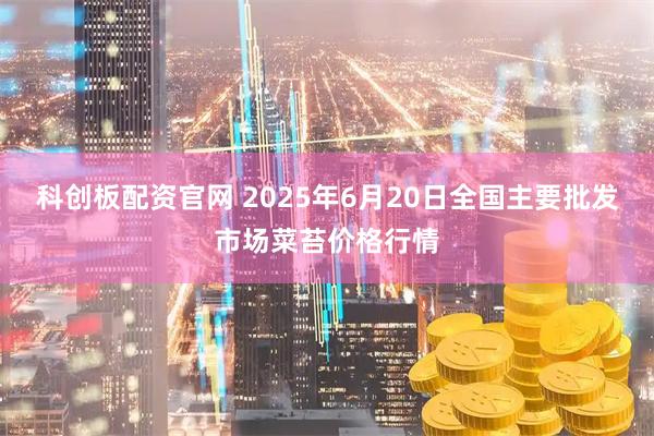 科创板配资官网 2025年6月20日全国主要批发市场菜苔价格行情